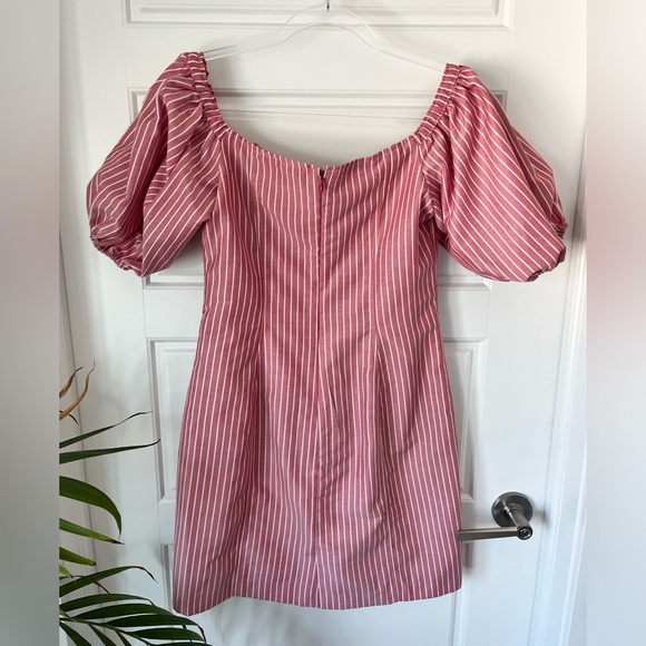 WAYF striped mini dress. - Picture 3 of 3